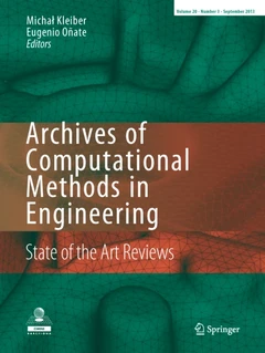 Representative cover of Archives of Computational Methods in Engineering